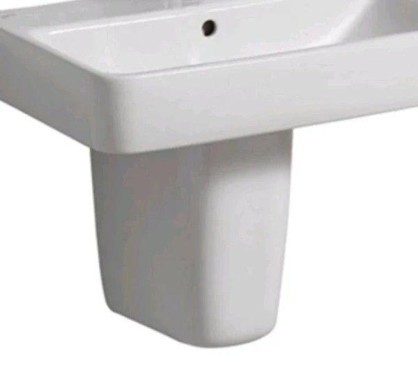 demi-colonne geberit renova compact: blanc