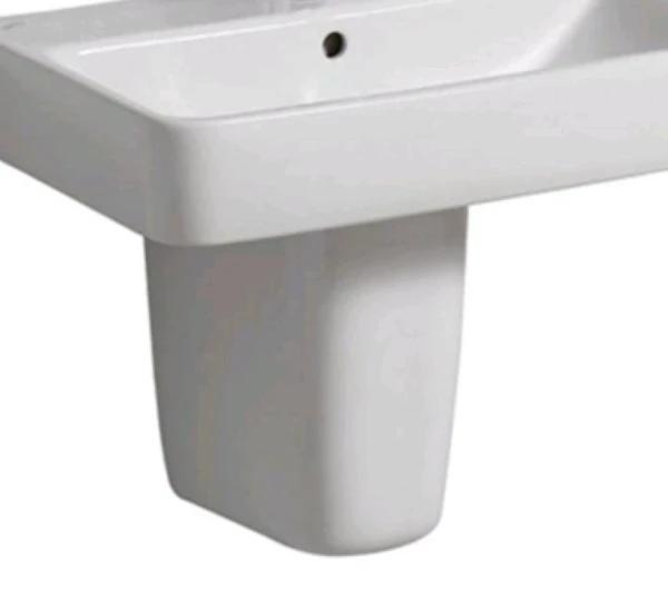 demi-colonne geberit renova compact: blanc / keratect