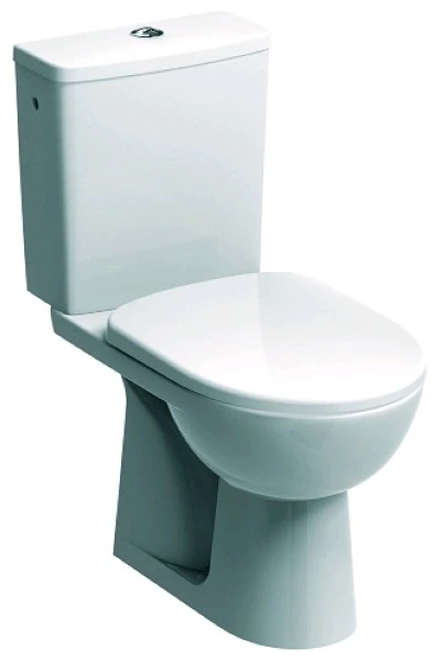 Geberit Renova staand toilet uitgang AO - wit
