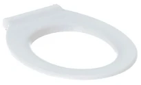 Geberit RENOVA NR1 COMFORT abattant blanc sans couvercle avec tige de gauche à droite