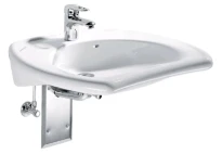 Geberit Vitalis lavabo 650 x 600 mm - blanc KeraTect - sans trou de robinet - avec trop-plein