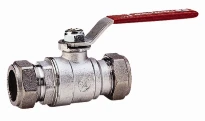 Giacomini  R258CC Vanne sphère Standard Man. Long. 2Xcompr 15X15