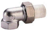 Giacomini  R19 raccord a 3 pieces modele equerre f x m 3/8"