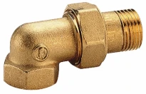 Giacomini R19 raccord 3 pièces modèle équerre f x m 1/2"