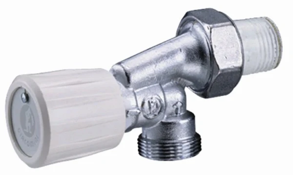 Giacomini robinet radiateur équerre inversé thermostatisable 1/2 x 18AA