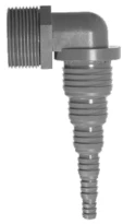 Airfit téton équerre 5/4 8-32 mm - gris