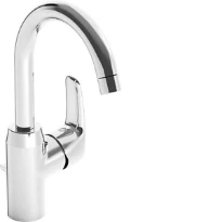 MELANGEUR DE LAVABO HANSA HANSAPINTO chromé , lavabo sans trou, sans vidage