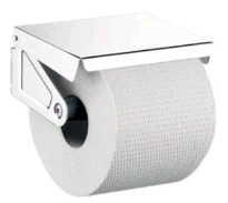 Emco Polo porte-rouleau avec couvercle - chromé