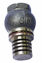 voetklep messing 1/2"