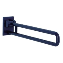 Normbau Nylon Care Barre d'appui rabattable NY.447.070, L = 900 mm, Blanc 019