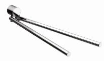 EMCO Rondo 2 porte-serviettes 2 parties pivotables 364 mm chromé