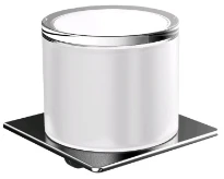 EMCO Art distributeur de savon avec poignée de commande incl pot de cloche chromé