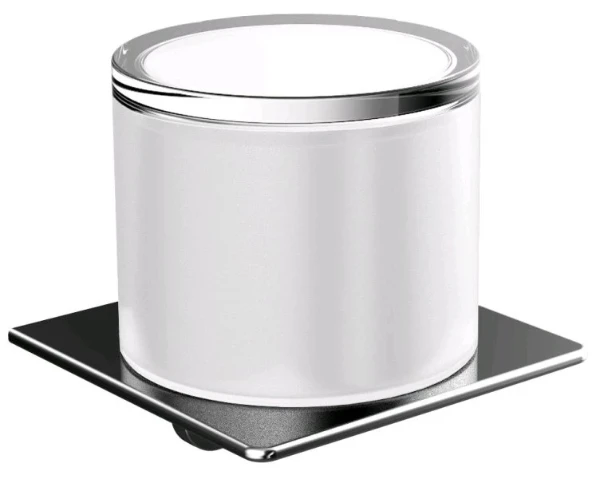 EMCO Art distributeur de savon avec poignée de commande incl pot de cloche chromé