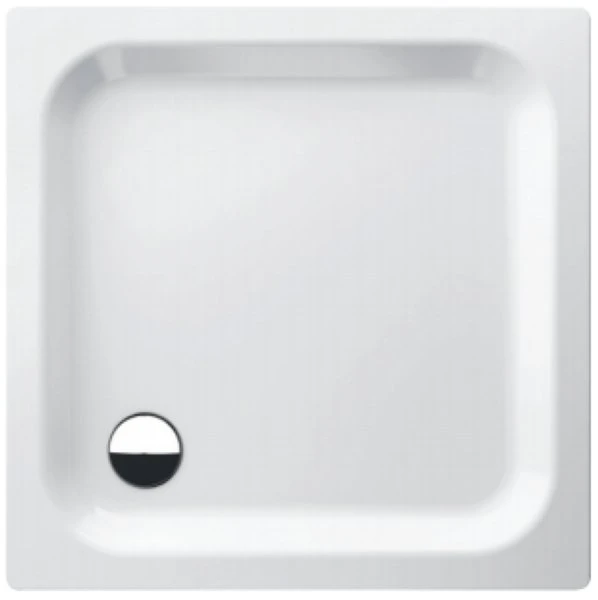 Bette receveur de douche acier émaillé 900 x 750 x 65 mm - blanc - extra plat