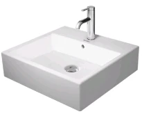 Duravit Vero Air lavabo à poser 500 x 470 mm - blanc - avec trou de robinet - avec trop-plein - poli
