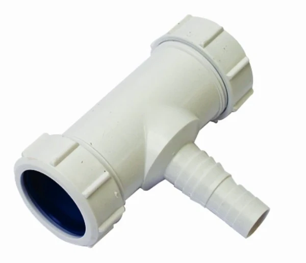 Walraven McAlpine T-stuk met wasmachine aansluiting 40 x WMA x 40 mm - wit