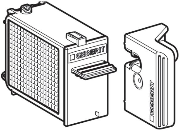 Geberit DuoFresh porte-blocs wc - module avec filtre