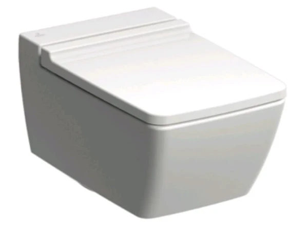 Geberit Xeno² toilette suspendue Rimfree sans rebord - blanc Alpine KeraTect - B350xD540 mm