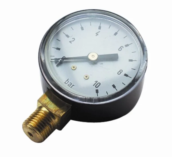 manometer radiaal 0-10 bar 1/4"M