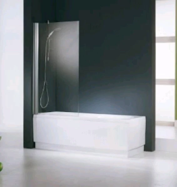 PARE - BAIGNOIRE NOVELLINI AURORA 75 - 150 ! chromé mat verre de securite transparent réversible