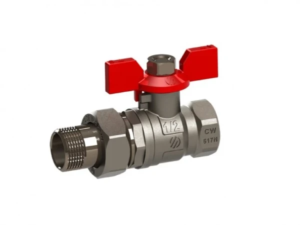 Arco Sena VA30 NI-F bolkraan met raccord MF 1/2 x 1/2 - met vlindergreep
