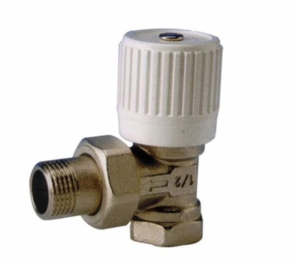 Begetube vanne de radiateur manuelle équerre 3/4 x 3/4 - volant fixe
