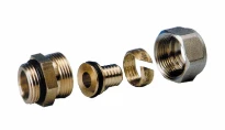 Begetube raccord à compression droit FF 16/2 x 1/2 F - tube VPE