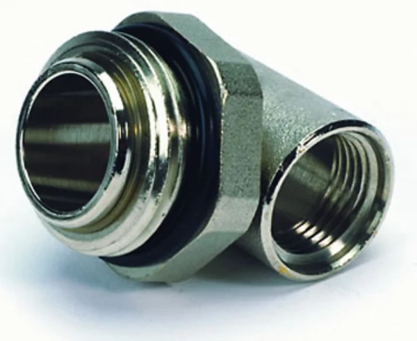 Begetube chromé embout collecteur 4/4 M - 1/2 x 3/8 - avec O-ring