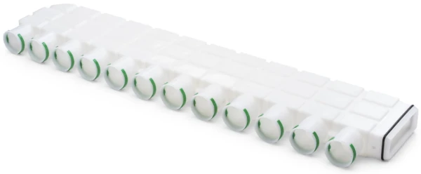 COLLECTEUR VASCO EASYFLOW BETON 75MM encastrer anti statique - 12 raccordements