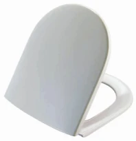 Pressalit Happy D siège des toilettes - blanc antibacterieel - scharnier BR7 inox