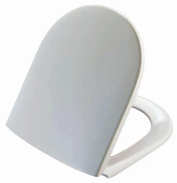 172011-BR7999 Pressalit Happy D toiletzitting - wit antibacterieel - scharnier BR7 inox