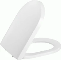 Pressalit Tivoli Soft D siège des toilettes - blanc - soft close - scharnier D15 inox
