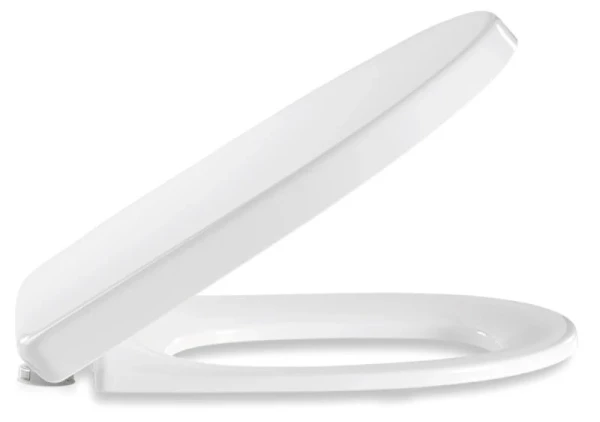 Pressalit 345 toiletzitting - wit - softclose - scharnier D69 inox