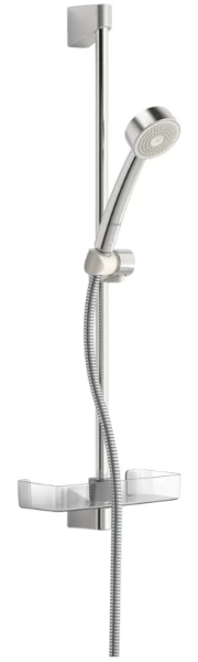 Hansa HansaBasicjet set de douche 70 mm 1jet 65  chromé barre-douchette-flexible de douche 1500mm-porte-savon