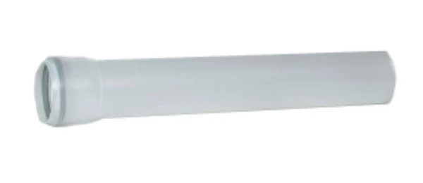 Axioma PP rookgasafvoer buis (lengte 1000 mm) 100 mm - transparant