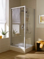 KERMI Ibiza 2000 zijwand helder gl 80 77-80x185cm wit
