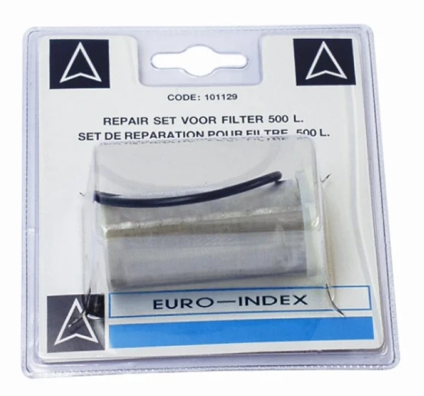Euro-Index vulstop messing 2 x 2