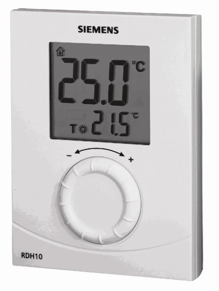 Siemens RDH100 klokthermostaat digitaal - wit