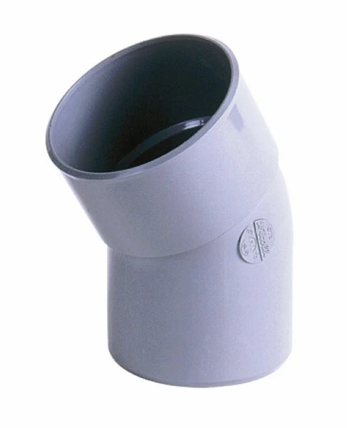 Nicoll PVC lijm bocht 30° MF 75 x 75 mm