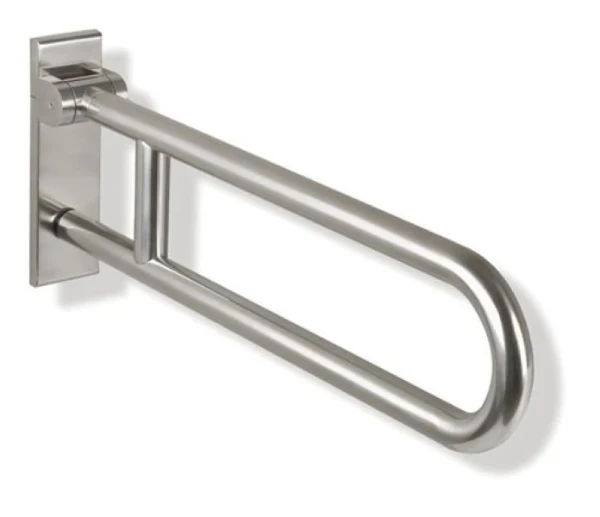 HEWI opklapb beugel 70cm zwenkb RVS