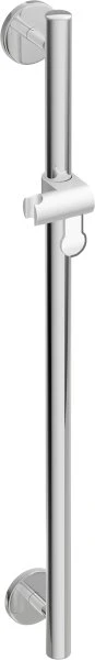 BARRE DE DOUCHE HEWI WARMTOUCH 1100MM ! chromé polyamide . avec coulisseau pour douchette