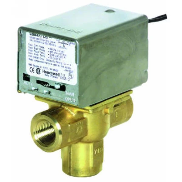 Honeywell V4044 vanne de zone 3-voies FF 4/4 x 4/4 - 230V - avec contact auxiliaire
