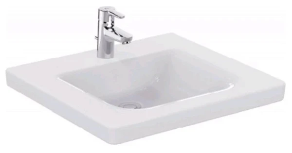 E548501 Ideal Standard Non Residential - Connect Freedom wastafel voor mindervaliden 600 x 555 x 165 mm - wit - met kraangat - zonder overloop