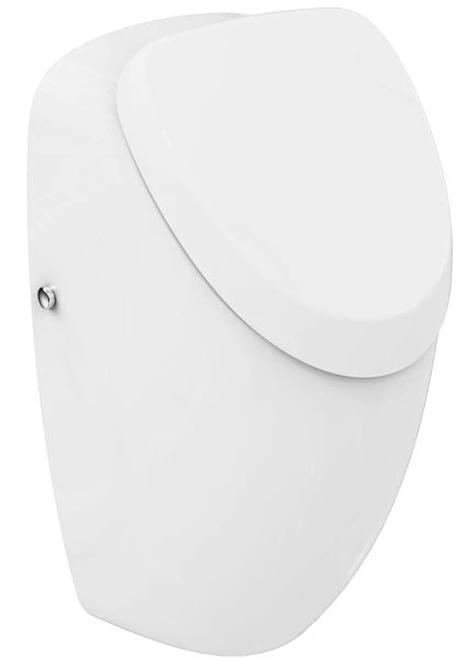 Ideal Standard Connect urinoir sans couvercle - blanc brillant - avec raccordement arrière pour montage avec couvercle