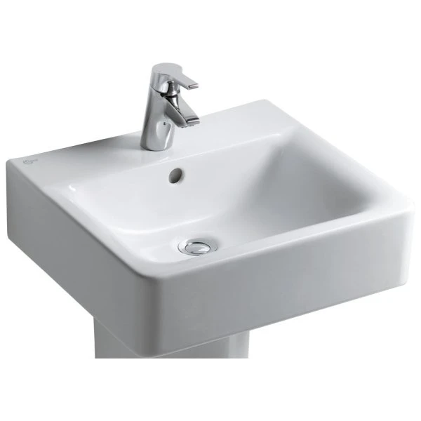 Ideal Standard Connect lavabo 650 x 460 mm - blanc - avec trou de robinet - avec trop-plein