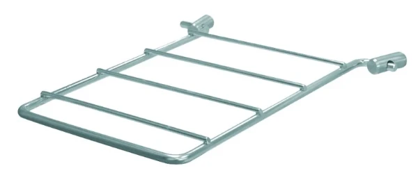 Ideal Standard Douro emmerrooster 450 mm - inox - bevestigingspinnen naar buiten