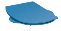 Ideal Standard Contour 21 siège des toilettes met handgreep - bleu - pour toilet d'enfants