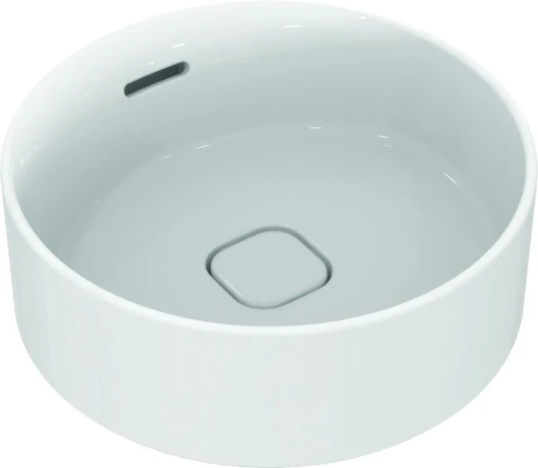 Ideal Standard Strada II opbouwwastafel rond 450 mm - wit - zonder kraangat - met overloop