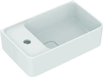 Ideal Standard Strada II lavabo à poser 500 x 400 mm - blanc - avec trou de robinet latéral - avec trop-plein