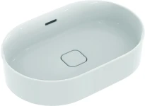 Ideal Standard Strada II lavabo à poser ovale 600 x 400 mm - blanc - sans trou de robinet - avec trop-plein